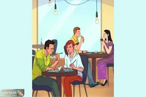 بازی فکری؛ اگه آی کیو بالایی در حد نیوتن بیا بگو تو این کافه جذاب جوانانه چی اشتباهه