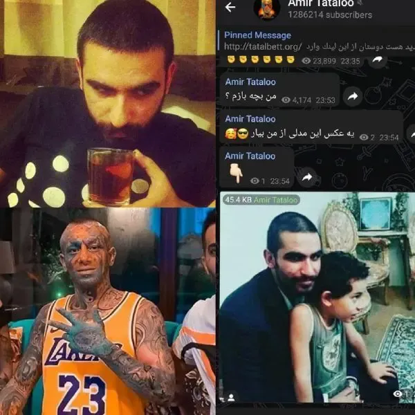(عکس) اتهام کودک آزاری امیر تتلو به سروش هیچکس!