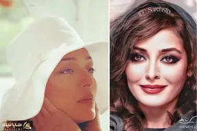 ساره بیات با غلتک آرایش کرده فجیع؛ قبل و بعد خانومو باش لولوخان بود شد حوری بهشتی!