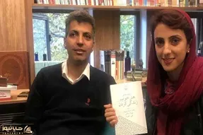 (عکس) الناز رکابی کنار عادل فردوسی‌پور