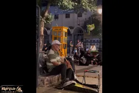 آواز خیابانی؛ ببینید پیرمرد ریش پرفسوری چه نی سوزناک و دلنشینی زد مردم حصیر انداختن