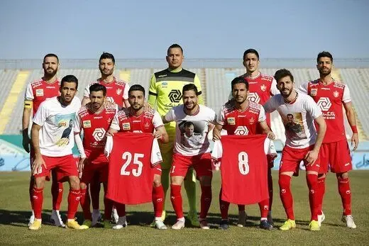 ترکیب رسمی پرسپولیس برای بازی با هوادار پنج شنبه 18 آذر