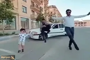 آواز شاد؛ یه ذره بچه با آتا منیده اولندیر یه رقص آذری رفت از باباش بهتر رقص پای تندشو