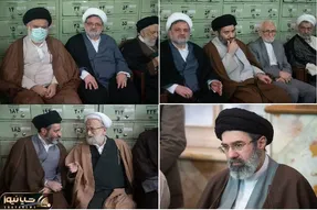 (عکس) سید مجتبی، سید مصطفی، سید میثم و سید مسعود چهار پسر رهبر انقلاب در یک مراسم