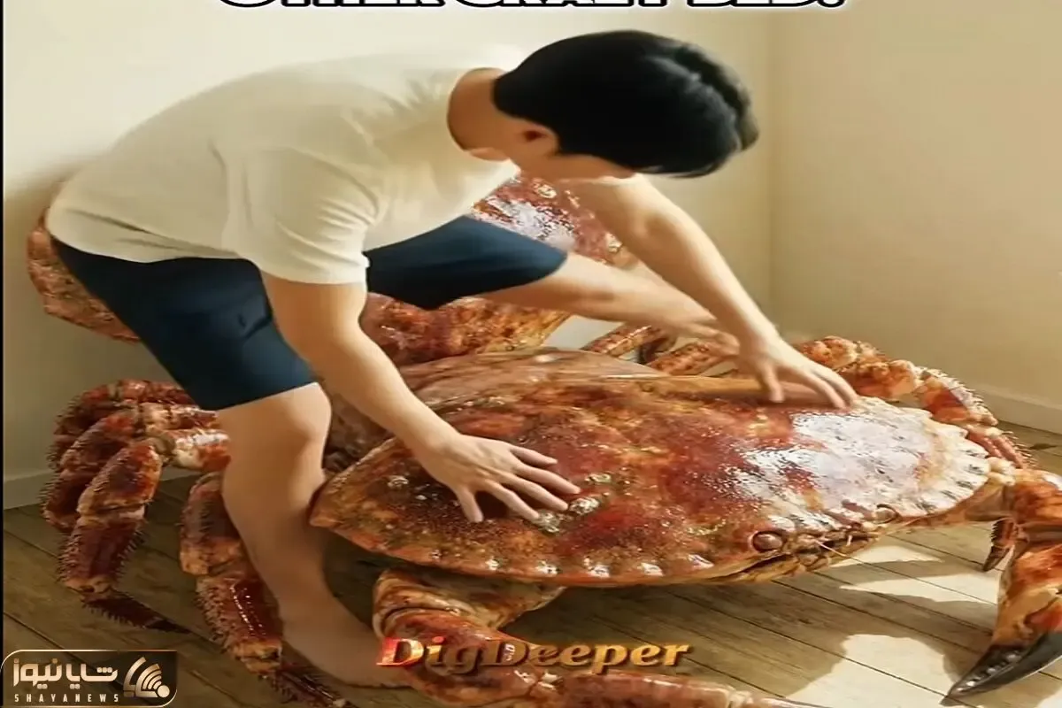 معماری طبیعت؛ تخت خرچنگ ساختن پوشیدش خوابید
