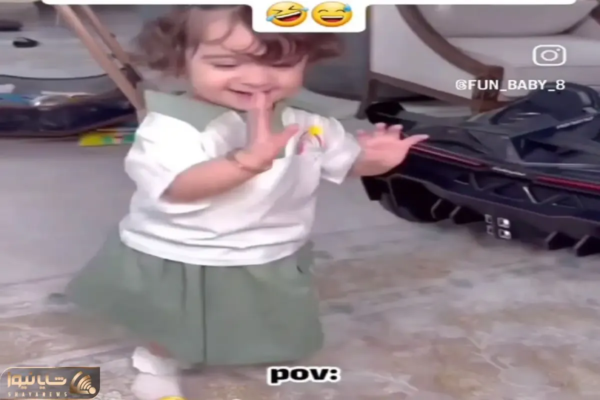 آواز شاد؛ برا دختربچه فندق لباس نو خریدن پوشیده از ذوق اومده میرقصه بال درمیاری