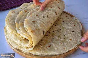 آموزش آشپزی؛ نان لواش خانگی بدون فر