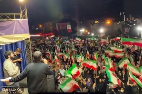 آواز قدرتی؛ همه خانوما با مداح یک صدا میگن شاه فقط شاه نجف نه پهلوی بیشرف