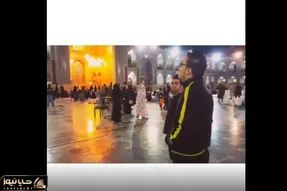 آواز خیابانی؛ آقاهه چه سوزدار آهنگ آمدم ای شاه پناهم بده رو تو صحن خوند ملت عشق کردن