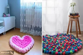 انواع پادری شیک مدل پوم پوم / داشتن پاهای گرم همراه با خوشگلی فوق العاده در دکوراسیون