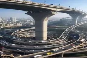 معماری خلاقانه؛ مهندس این پل عاشق ترن شهربازی بوده ماشینا ویژ میان پایین هیجان انگیزه