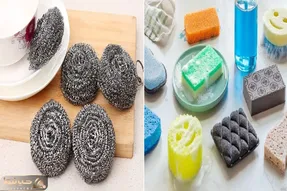 چطور اسکاچ و سیم ظرفشویی رو حسابی تمیز و ضدعفونی کنیم؟ از شر میکروبای اسکاچ خلاص شو