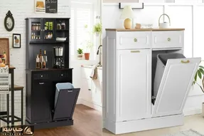 کابینت سطل زباله/ حتی زباله هارم لاکچری بریز دور و چشم و چال نزار واسه فامیل