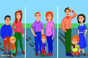بازی فکری؛ اگه پادشاه باهوشایی بگو کدوم از این خانواده های بچه دار رباتن؟
