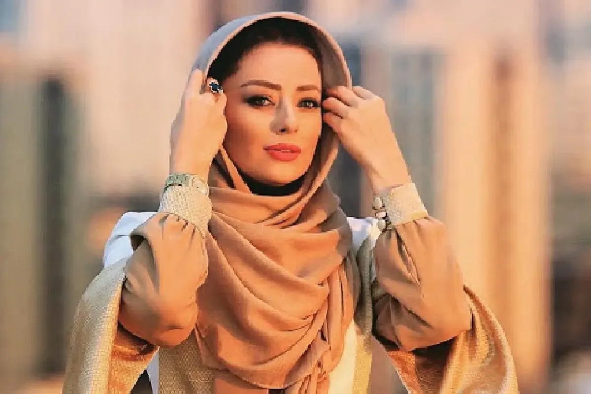 (عکس) تیپ جلف نفیسه روشن لب آب!