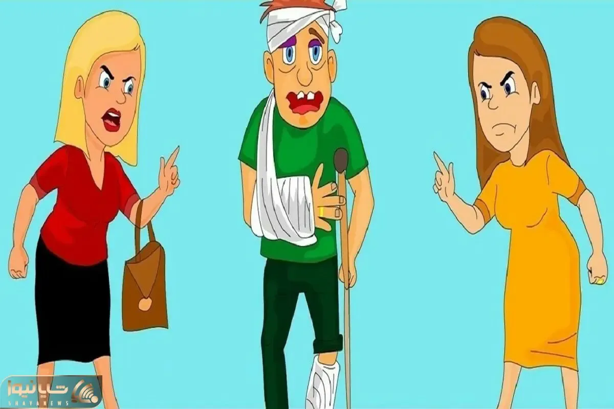 هوش تصویری؛ اگه فکر می کنی آخر هوشی بگو کدوم از این خانمای عصبانی همسر این مرد است؟
