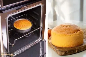 طرز تهیه کیک ساده با پف زیاد در توستر / اگه فر نداری بهترین دستور برای کیک پختنه