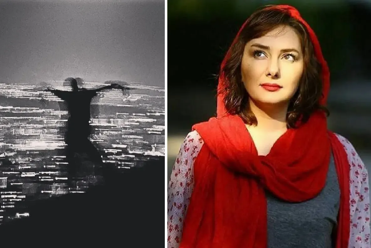 تصویری گُنگ و ترسناک از هانیه توسلی در جایی بلند! +عکس