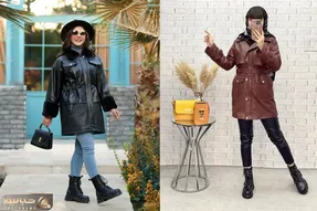 رازهای پالتو چرم زنانه، آموزش ترفندهای پوشیدن این پالتوی لاکچری رو یاد بگیر
