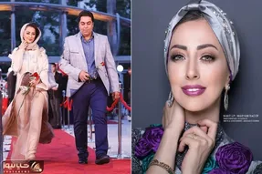 نفیسه روشن واسه دیده شدن چسبید به بلاگری که از شدت ژل زیاد مثه بادکنک شده / لنز خزشو