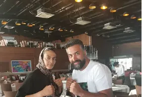 پست عجیب شوهر بهاره رهنما در کنار شهربانو منصوریان