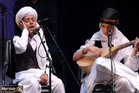 آواز جیگرسوز؛ دختر پسر تربت جامی با لباس محلی اشک یه ملت رو درآوردن سالن منجر شد