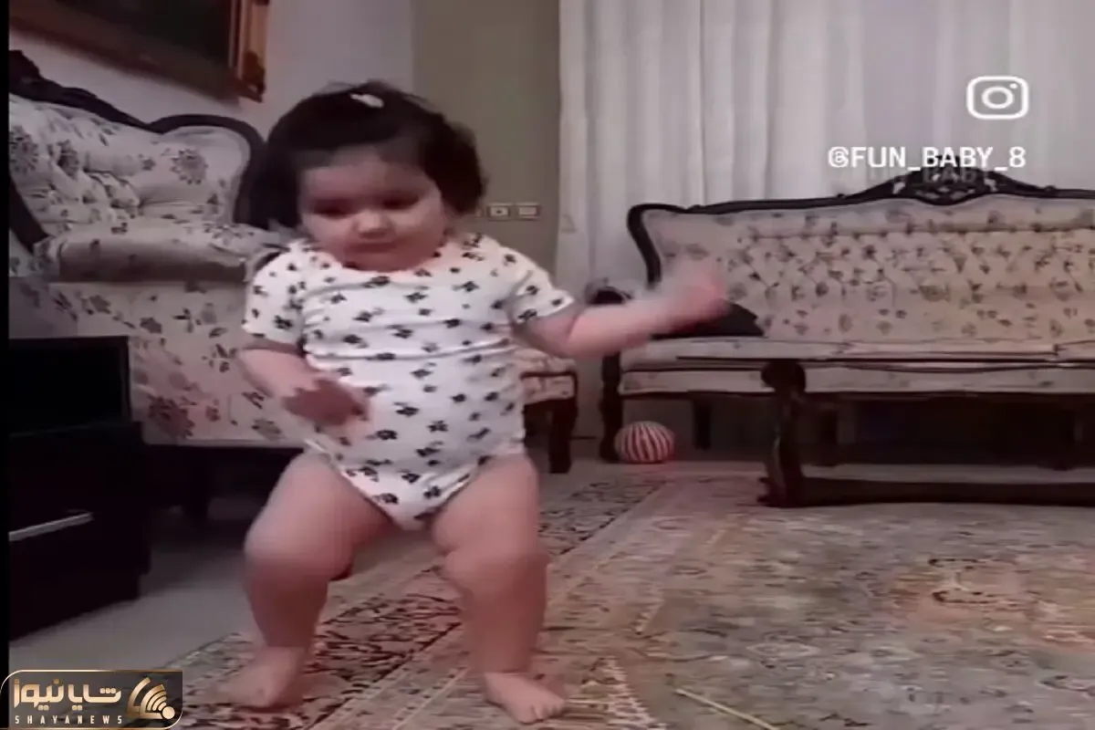 آواز شاد؛ بچه نیم مثقالی ریزه جوری عربی میرقصه دوس داری بذاری لای نون بخوریش فسقلی رو