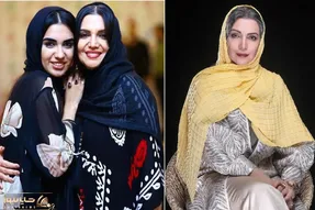 استایل اسمارت کژوال الهام پاوه نژاد و دخترش؛ قالی کرمونو میمونه کدوم دختره کدوم مادر!