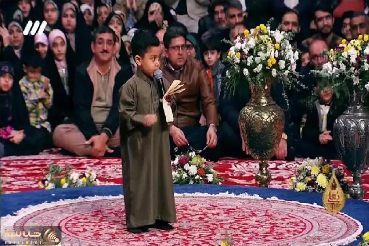 صدای بهشتی؛ مینی مداح نیم مثقالی میگه برای عشقش کف بزنن گل لیلا علی میخونه درحد طاهری