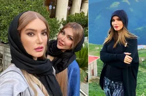 ژست لم داده متین ستوده با موهای بلوند و بازش! +عکس