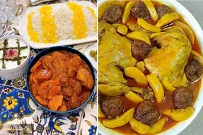 طرز تهیه خورش سیب آلو با مرغ / دستور پخت به روش اصیل با تمام فوت و فن هاش