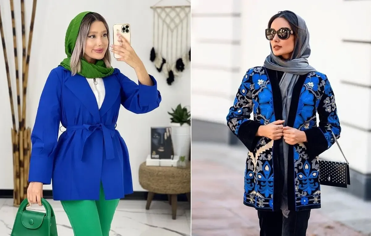 بَلدی انواع آبی رو خوشگل ست کنی؟ بیا بِگمت مانتو شلوار آبی با چه رنگایی خفن تر میشه