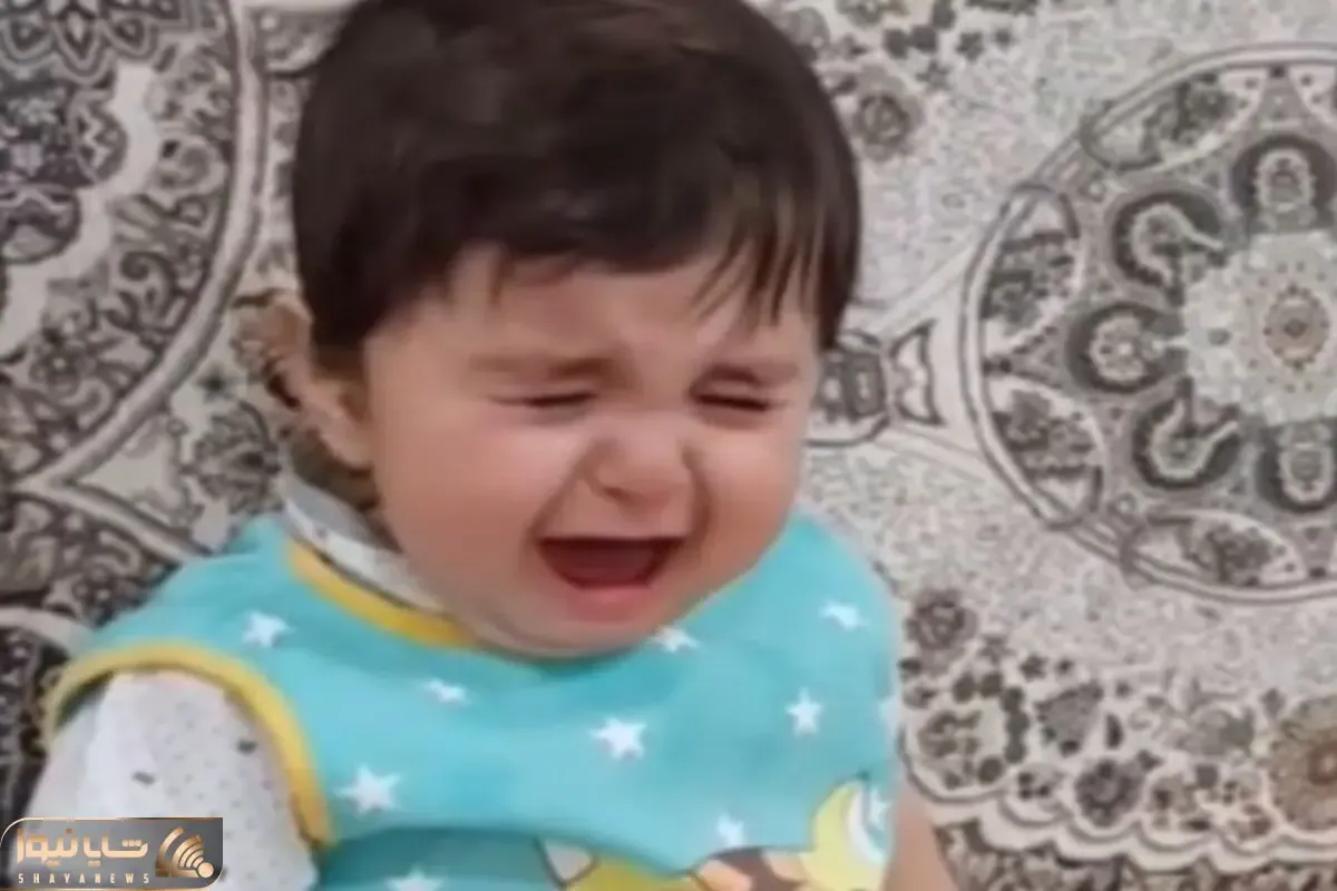 آواز جگرسوز؛ رفتار عجیب پدر با بچه پنج ماهش که آواز میخونه فسقلی از ناراحتی زار میزنه