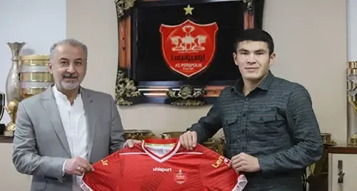 (عکس) شرزود تمیروف بلاخره با پرسپولیس قرارداد بست