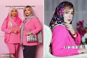 وقتی خانوم بلاگر معروف و نیوشا ضیغمی برای فالوور اینجوری میرن بغل هم / سلفی ژولیدشو