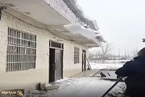 معماری طبیعت؛ چند میلیمتر اینورتر برف یخ زده گردن این فرد رو میشکست