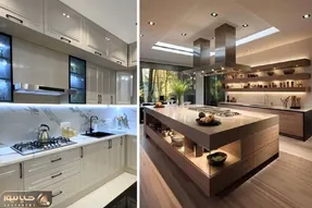 انواع سبک کابینت مد 2025 برای منازلی با آشپزخانه بینهایت زیبا؛ ظاهر اشرافی با جنس ناب