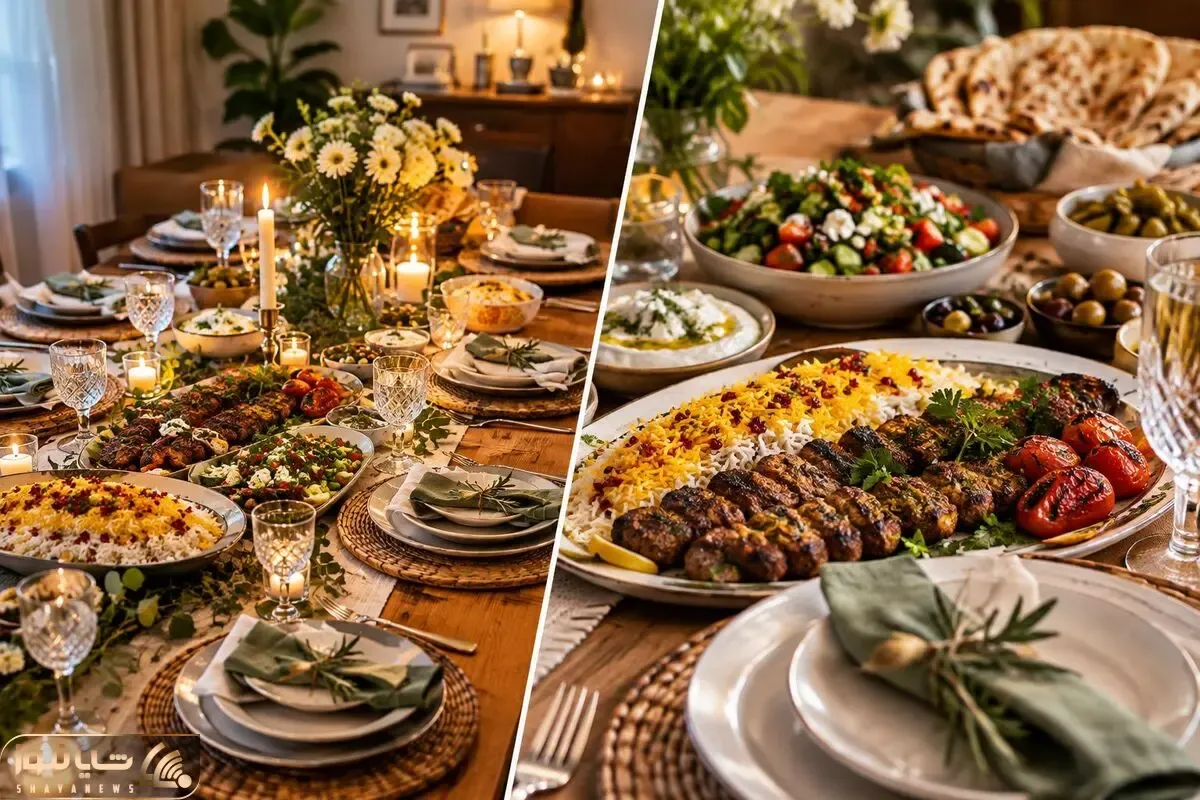 12 ایده چیدمان سفره یا میز شام مهمانی؛ خلاقیت و زیبایی برای داشتن یک نتیجه خوش ذوق