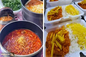 طرز تهیه پلو و خورش قیمه نذری برای 200 نفر / نذرت رو با بهترین دستور پخت ادا کن