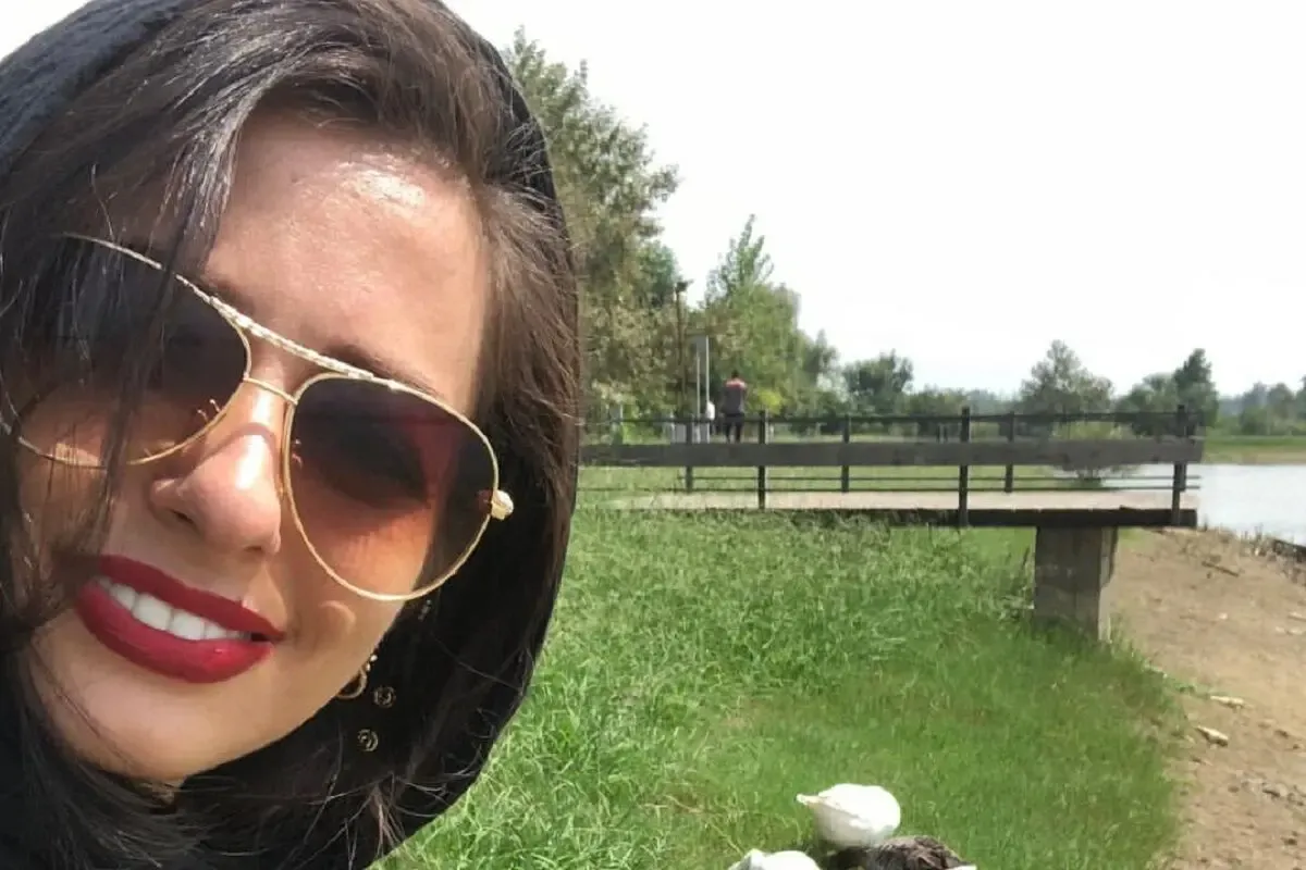 نفیسه روشن در جنگل های مازندران درحال خوشگذرانی!