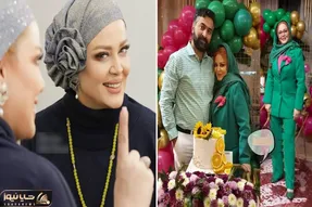 بهاره رهنما با استایل سرتاپا خال خالیش شبیه تازه عروسای قدیمی شد ؛ دکتره چیتانشو ببین