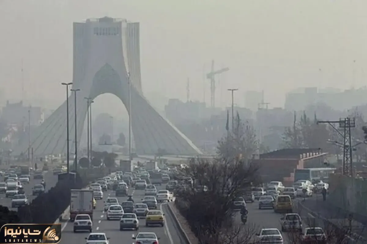 هوای تهران در وضعیت نارنجی و آلوده است