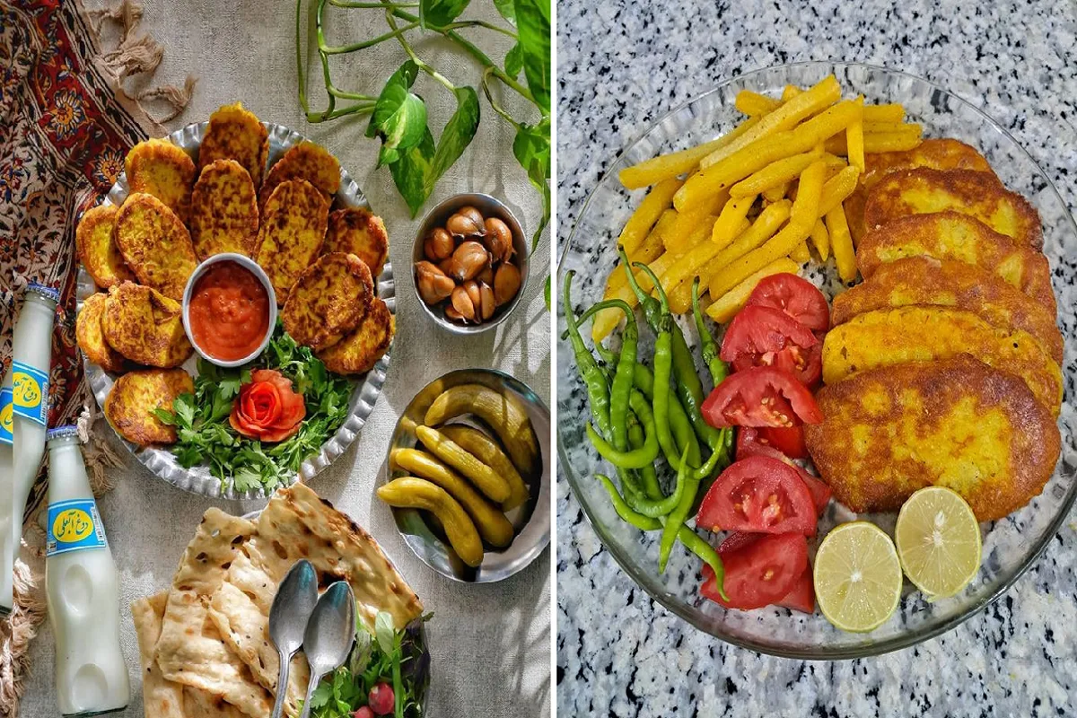 طرز تهیه کوکو سیب زمینی