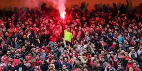 شعار عجیب هواداران پرسپولیس در بازی دیروز!