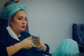 خوشگذرانی سحر قریشی با استایلی خاص!
