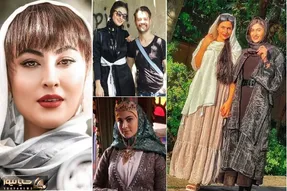 استایل ویبرانت مریم مومن با پروتز چونه عجیب؛ شلوارش بالاس خیلی بالا مثل یقه اسکی!
