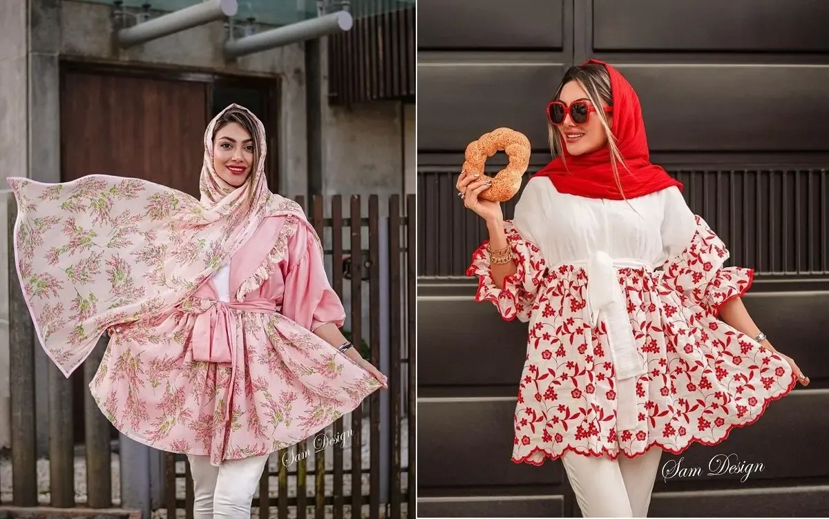 عشق مانتوی گل گلی هستی اما نمیدونی چجوری بپوشیش؟ اصول ست کردنش اینجاس عزیز جان