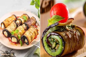 طرز تهیه رول بادمجون با مرغ / یه غذای عالی با طعم و مزه دلپذیر
