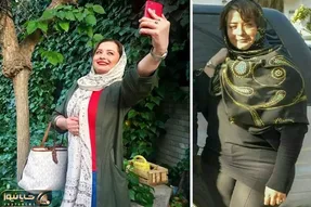 وقتی مهراوه شریفی نیا با پتوی قرررمز مانتو ساخت توپ؛ تریپش تو خارج یجوری شده!