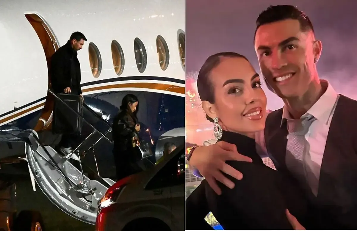 رونالدو بلاخره با جورجینا ازدواج کرد آنهم در شب سوگواری مسی!